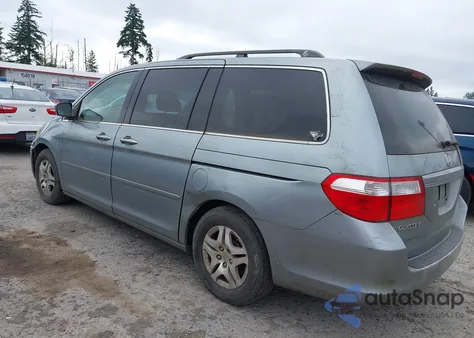 2007 Honda Odyssey Ex-L from USA, damaged, VIN 5FNRL38617B064116